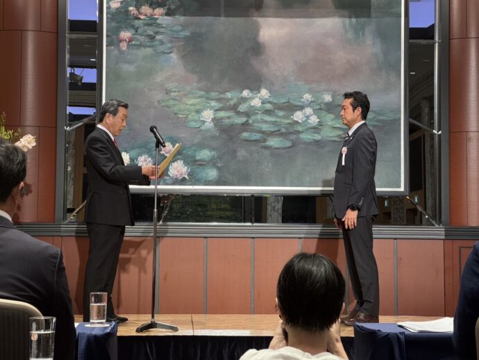 （一社）愛知県産業資源循環協会の第14回通常総会にて表彰の様子